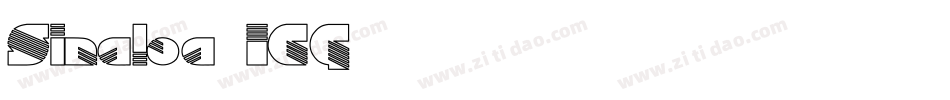 Sinaloa ICG字体转换